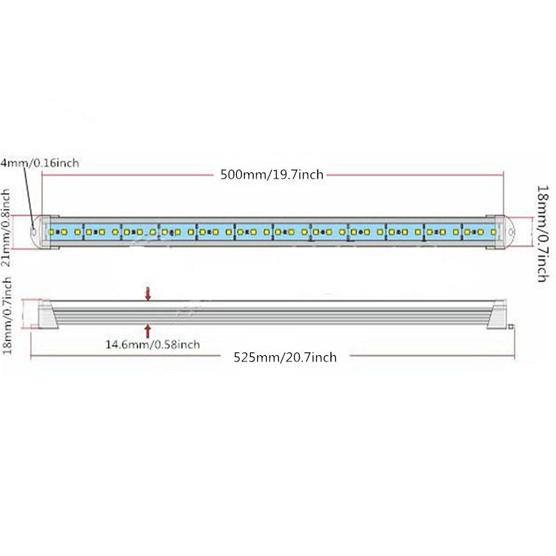 50CM-64W-5630-SMD-Pure-White-Warm-White-Waterproof-Hard-LED-Rigid-Strip-Bar-Light-With-Cover-DC12V-1283576