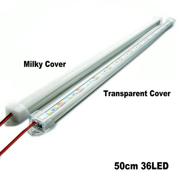 50CM-SMD-5730-36-LED-Rigid-Strip-Tube-Bar-Light-Lamp-With-U-Aluminium-Shell--PC-Cover-DC12V-Christma-1088115