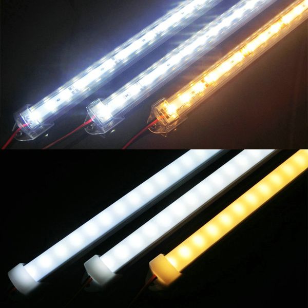50CM-SMD-5730-36-LED-Rigid-Strip-Tube-Bar-Light-Lamp-With-U-Aluminium-Shell--PC-Cover-DC12V-Christma-1088115