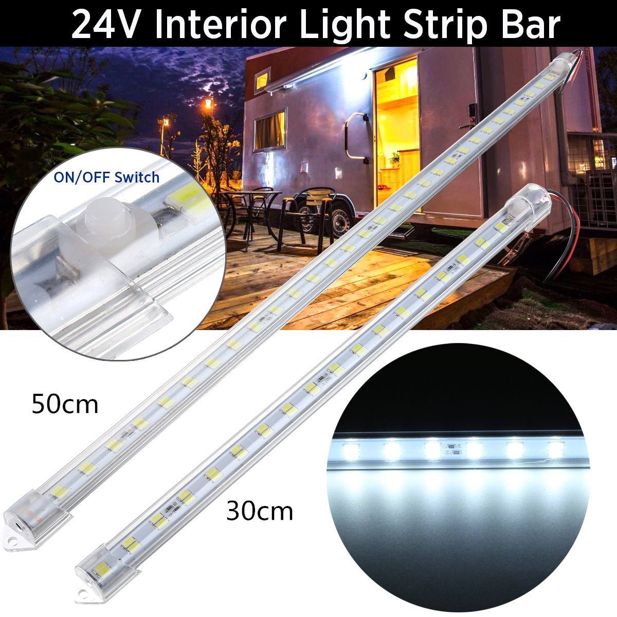 DC24V-30cm-50cm-Cool-White-LED-Interior-Rigid-Strip-Light-With-Switch-Bar-Car-Van-Caravan-Truck-Boat-1630376