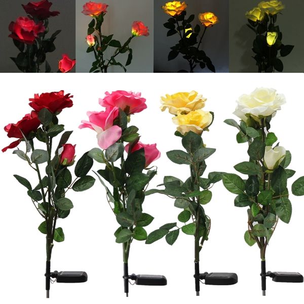 1-x-Solar-Power-3-LED-Rose-Flower-Light-Outdoor-Garden-Yard-Lawn-Decor-970781