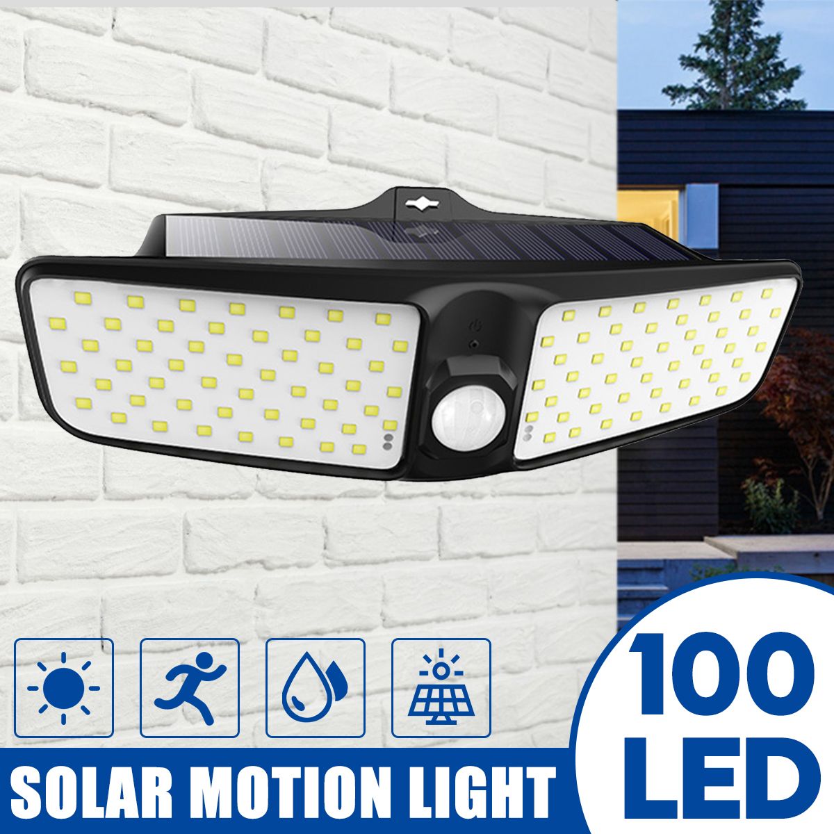 100LED-Solar-Wall-Light-Motion-Sensor-Security-Street-Lamp-Outdoor-IP65-Waterproof-Decor-1740500
