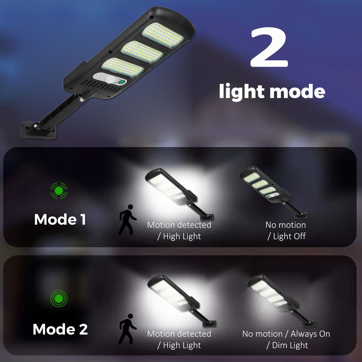 124Pcs-213-LED-Solar-Street-Wall-Light-PIR-Motion-Sensor-Dimmable-Lamp-Outdoor-Garden-1704777