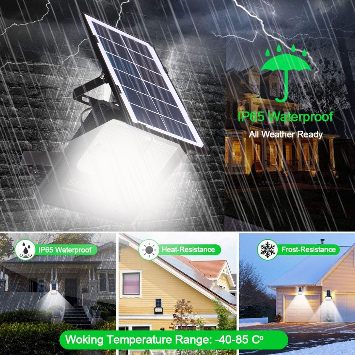 129LED-Solar-Light-Street-Flood-Lamp-Outdoor-Waterproof-Garden-Spotlight--Remote-Control-1725240