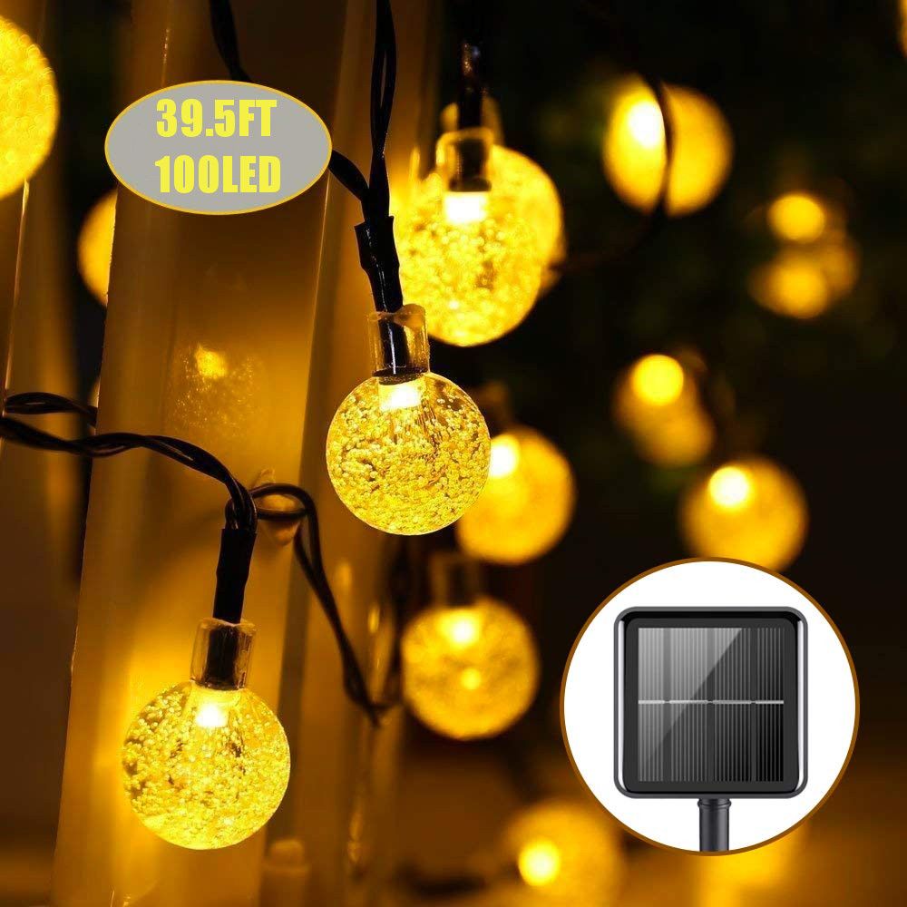 12M-8-Modes-100LED-Solar-String-Light-Crystal-Ball-Fairy-Lamp-Wedding-Holiday-Home-Party-Christmas-T-1568461
