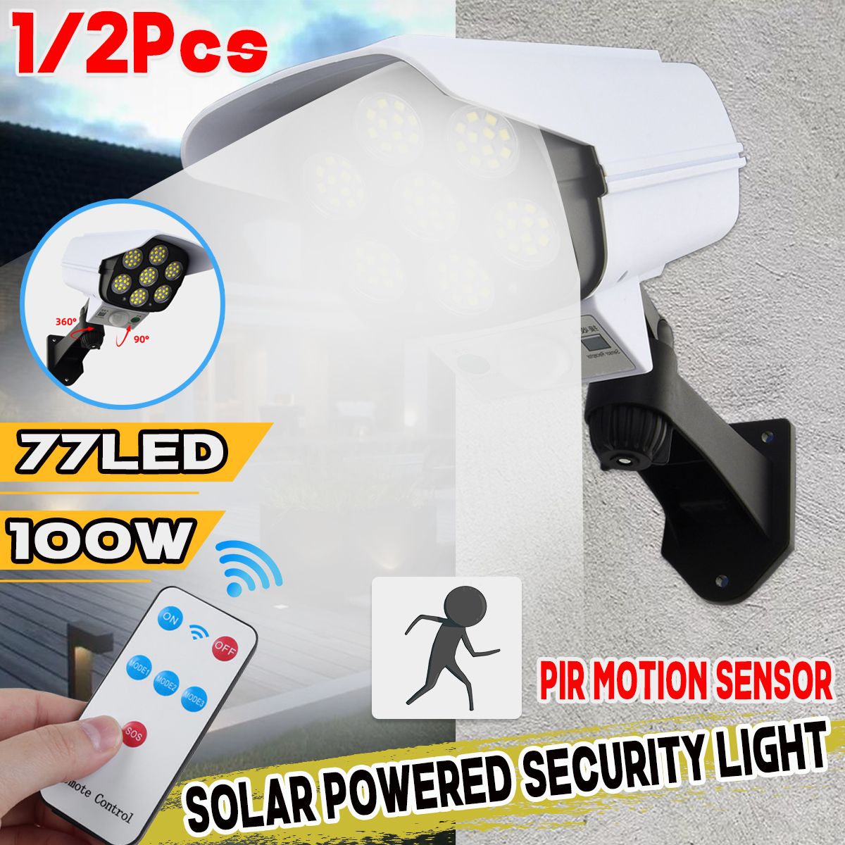 12Pcs-77LED-Solar-Powered-PIR-Motion-Sensor-Light-Outdoor-Garden-Security-Wall-Light-1763054