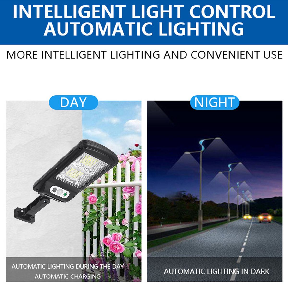 12Pcs-98LED-Solar-Street-Wall-Light-PIR-Motion-Sensor-Dimmable-Light-Outdoor-Garden-1733682