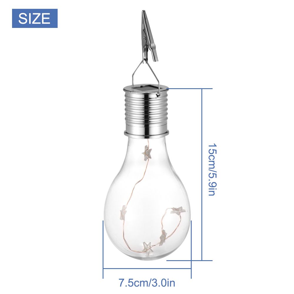 15-Pcs-2W-12V-Solar-Panels-5LED-Star-IP44-Waterproof-Solar-Rotatable-Outdoor-Garden-Camping-Hanging--1742297