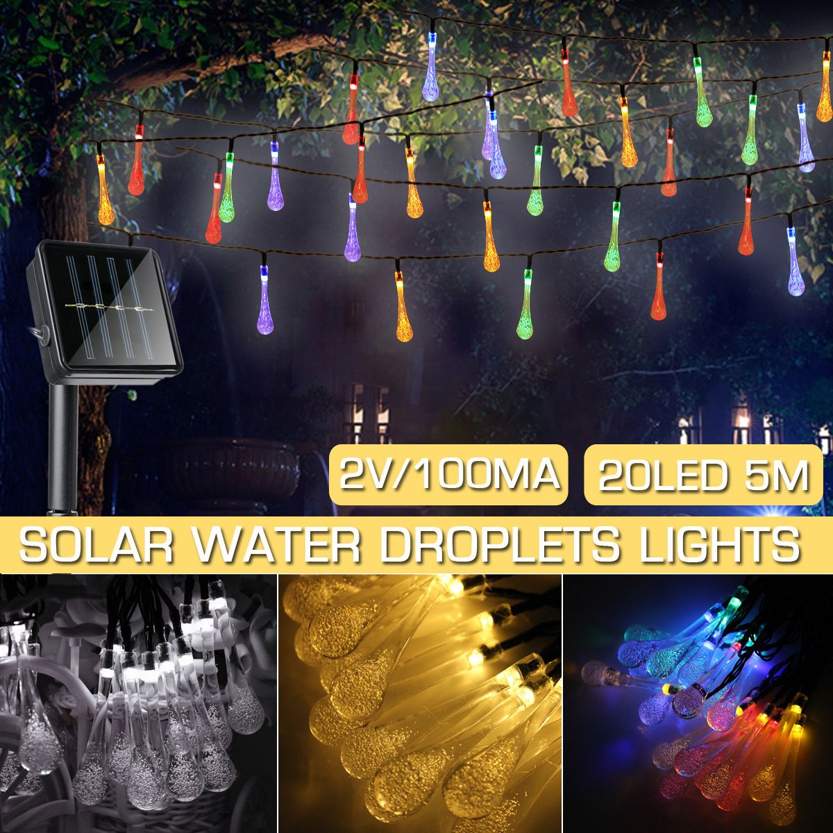 164FT-5M-20LED-Solar-Outdoor-String-Light-Two-Modes-Water-Drop-Fairy-Lamp-Garden-Christmas-Decoratio-1719881