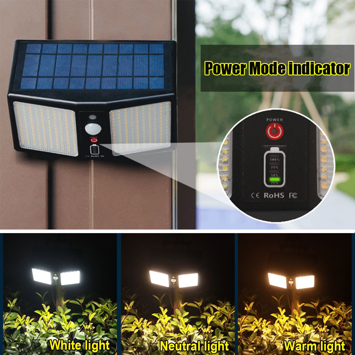 20W-360LED-Waterproof-Solar-Light-Human-Sensor-Outdoor-Garden-Security-Wall-Lamp--Remote-Control-1753862