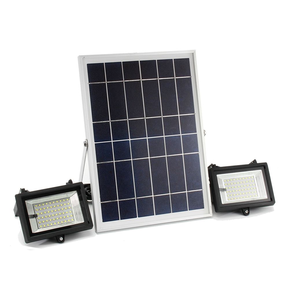 2Pcs-Remote-Control-60-LED-Flood-Light--Dimmable-Timer-Waterproof-Solar-Light-Street-Light-1306621