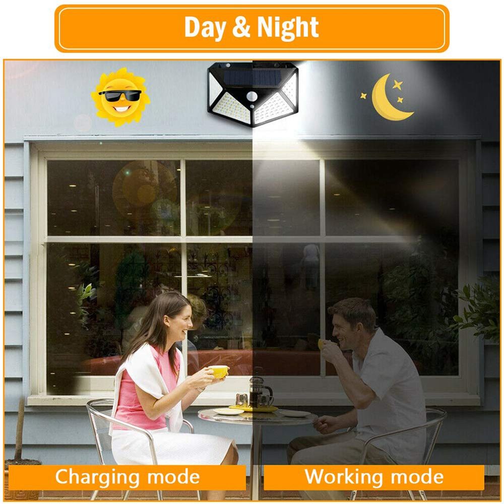 2pcs-100-LED-Solar-Powered-PIR-Motion-Sensor-Wall-Light-Outdoor-Garden-Lamp-3-Modes-1595214