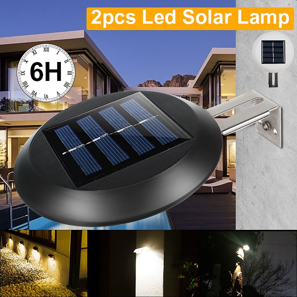 2pcs-9-LED-Solar-Powered-Wall-Mounted-Light-Waterproof-Outdoor-Garden-Landscape-1441695