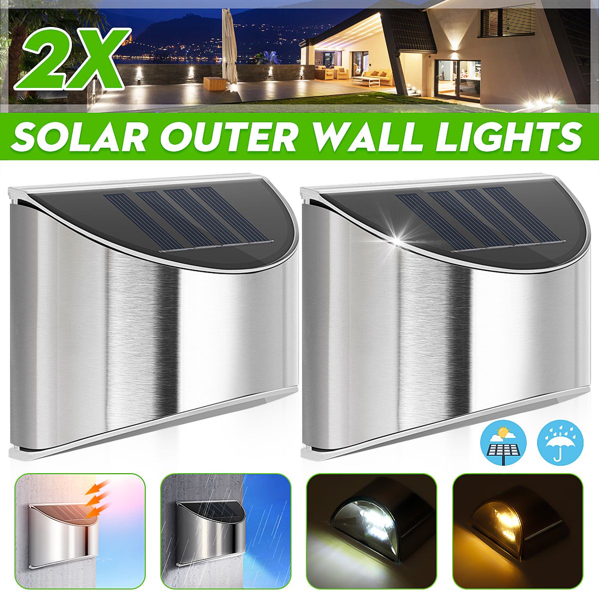 2pcs-Waterproof-Stainless-Steel-Solar-Wall-Lights-Outdoor-Fence-Post-Step-Lights-1757552
