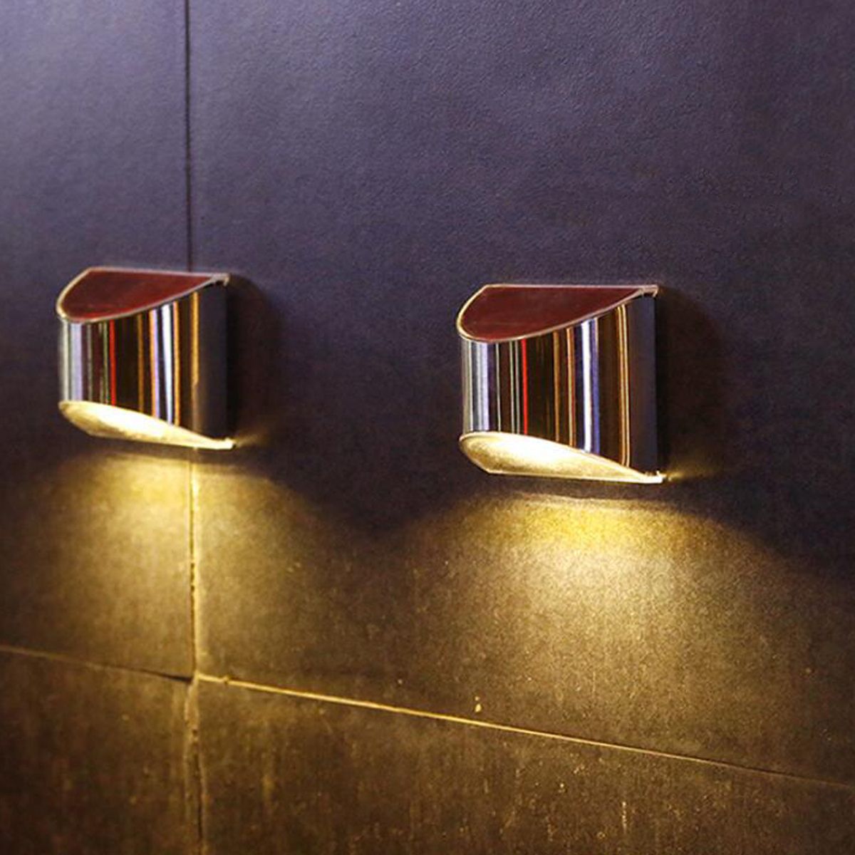 2pcs-Waterproof-Stainless-Steel-Solar-Wall-Lights-Outdoor-Fence-Post-Step-Lights-1757552