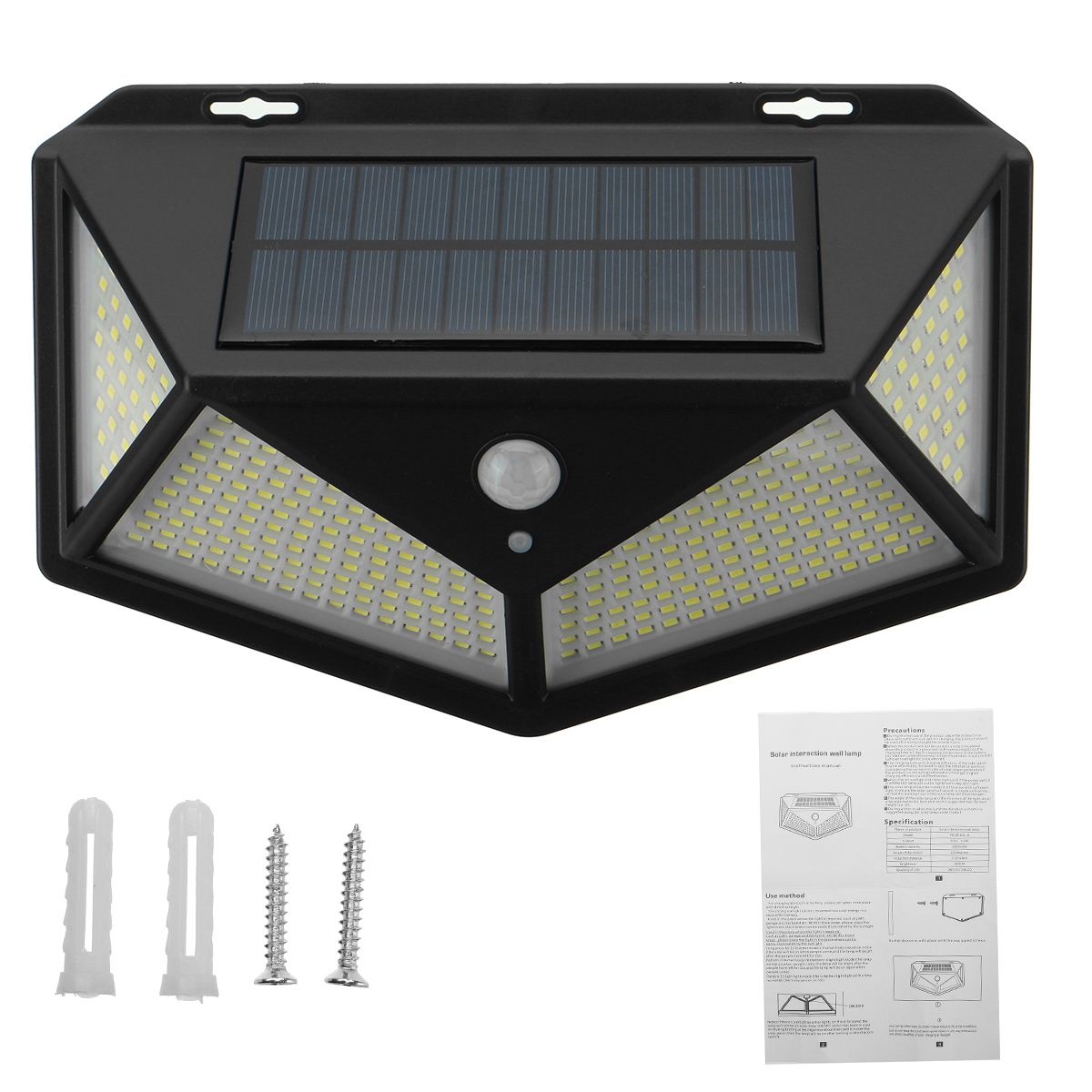 300LED-Waterproof-Solar-Light-Infrared-Motion-Sensor-Wall-Light-Outdoor-Garden-Light-1768743