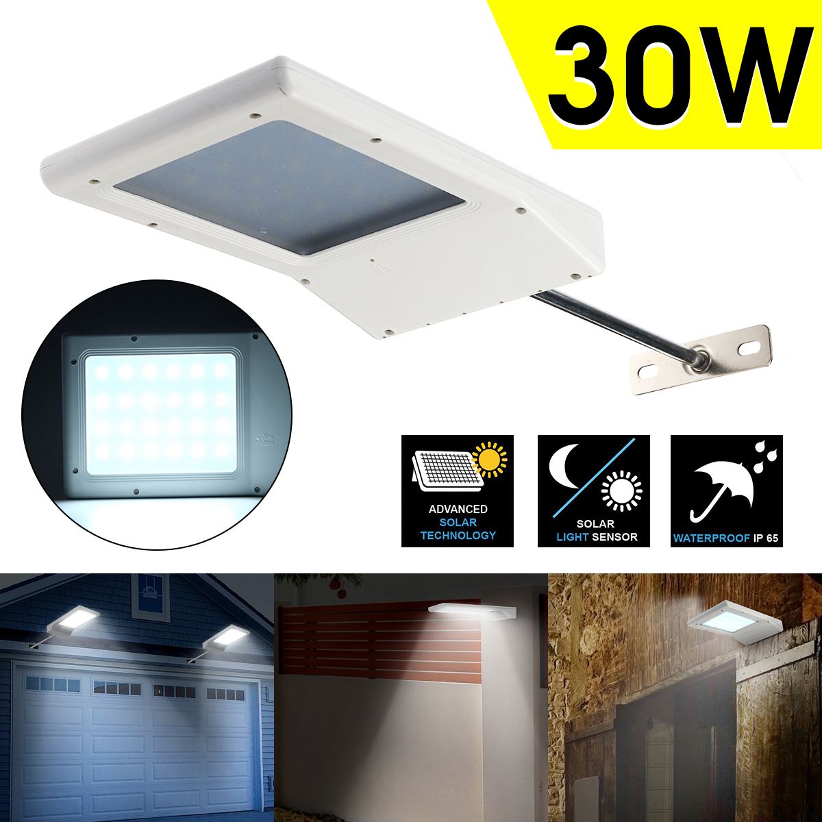 30W-500LM-24LED-Solar-Wall-Light-PIR-Motion-Outdoor-Garden-Walkway-Security-Lamp-1652890