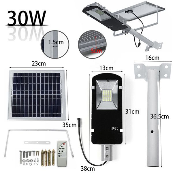 30W-60LED-800LM-Solar-Powered-Light-Sensor-Street-Light-with-Rmote-Control-Waterproof-Outdoor-Light-1264879