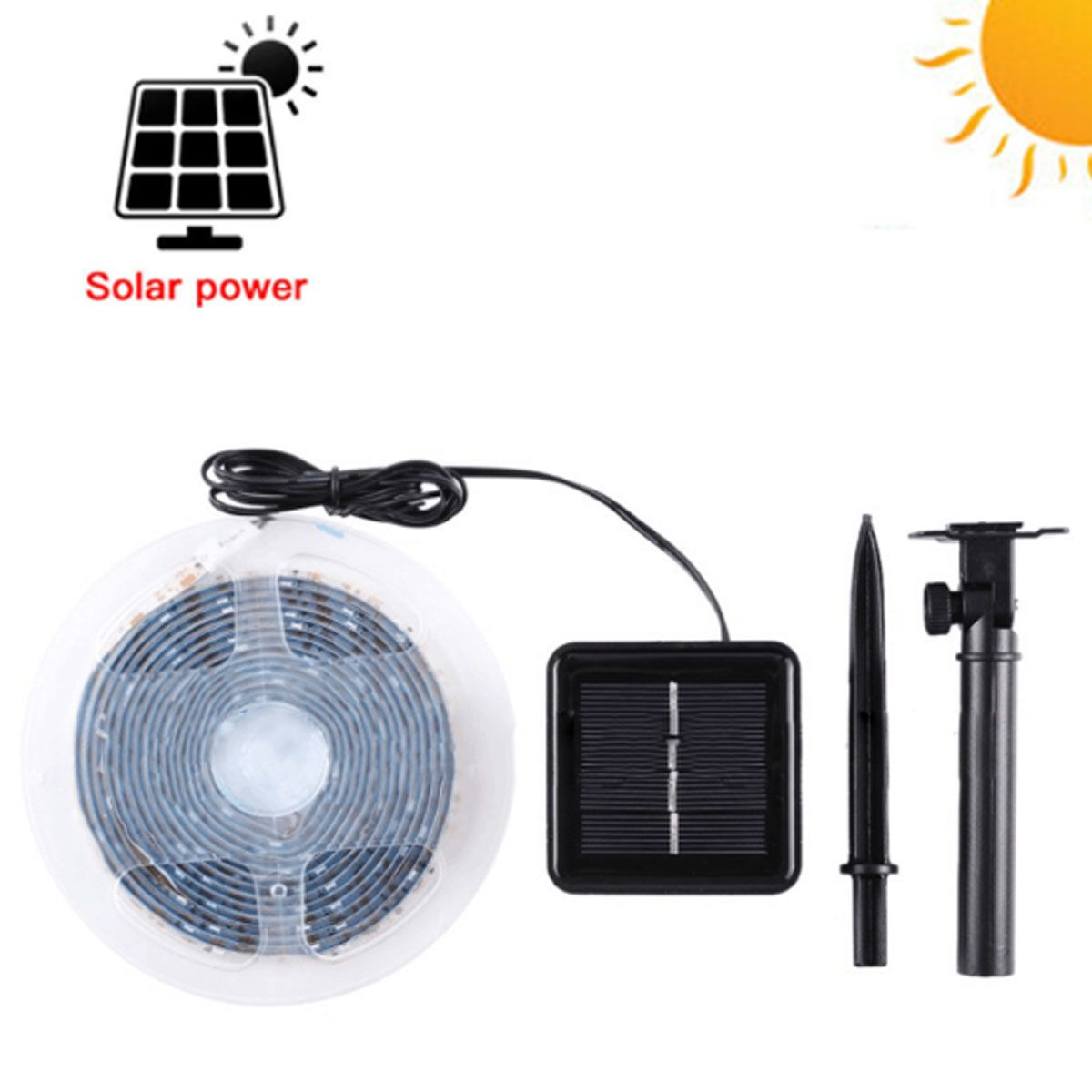 3M-90-LED-Solar-Powered-Strip-Lights-Outdoor-Garden-Path-Yard-Fence-Waterproof-Lamp-Light-1735758