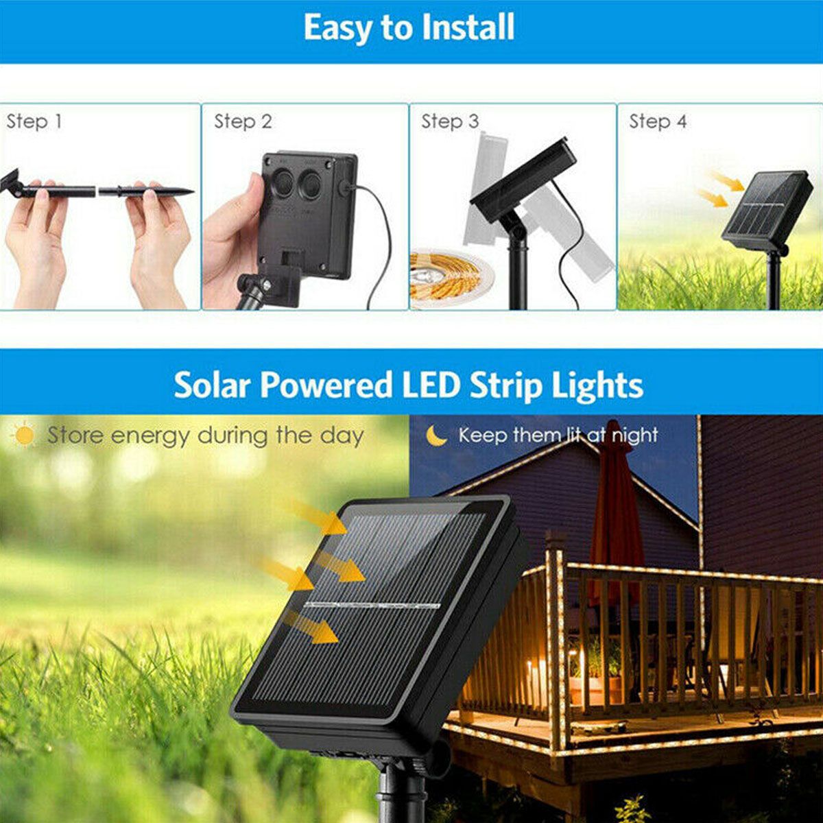 3M-90-LED-Solar-Powered-Strip-Lights-Outdoor-Garden-Path-Yard-Fence-Waterproof-Lamp-Light-1735758