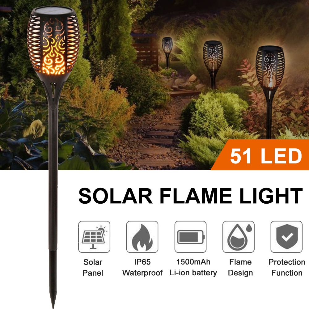 3W-51LED-Solar-Light-Outdoor-Waterproof-Flickering-Flame-Path-Garden-Torch-Lamp-1705531
