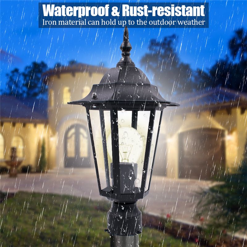 40W-Outdoor-Wall-Lantern-Lamp-LED-Garden-Lamp-Yard-Patio-Pillar-Candle-Security-Light-1626989