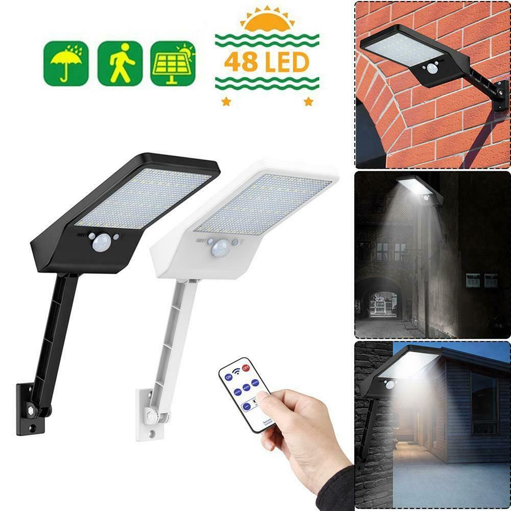 48-LED-Solar-Wall-Light-PIR-Motion-Sensor-Outdoor-Yard-Street-Lamp-Waterproof-with-Remote-Control-1485565
