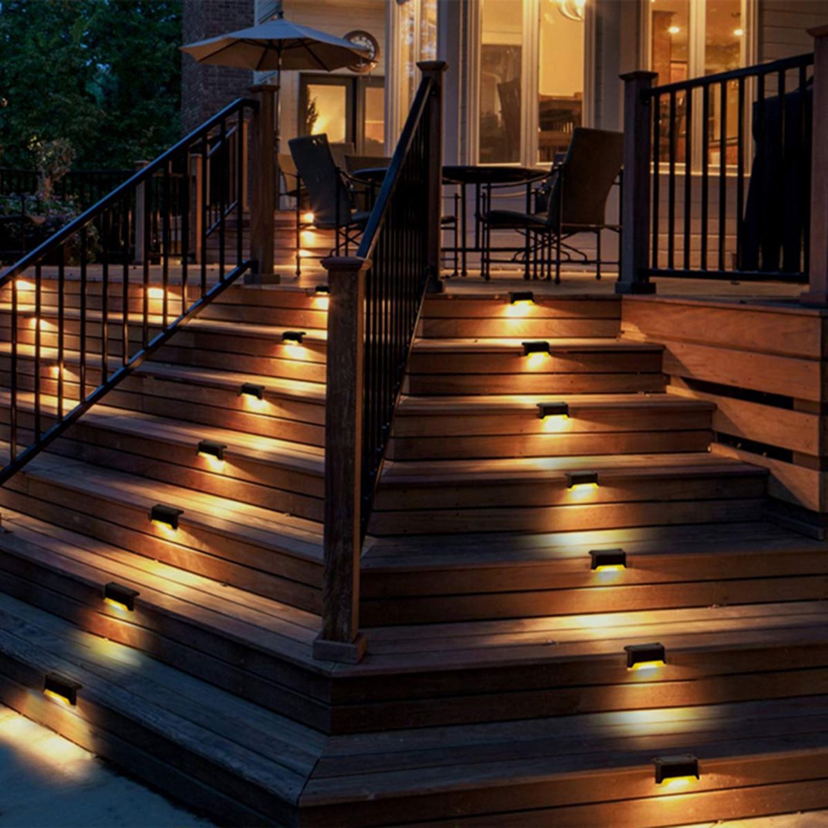 4PCS-Solar-Powered-LED-Deck-Light-Step-Stairs-Fence-Lamp-for-Patio-Garden-Path-IP55-1713781