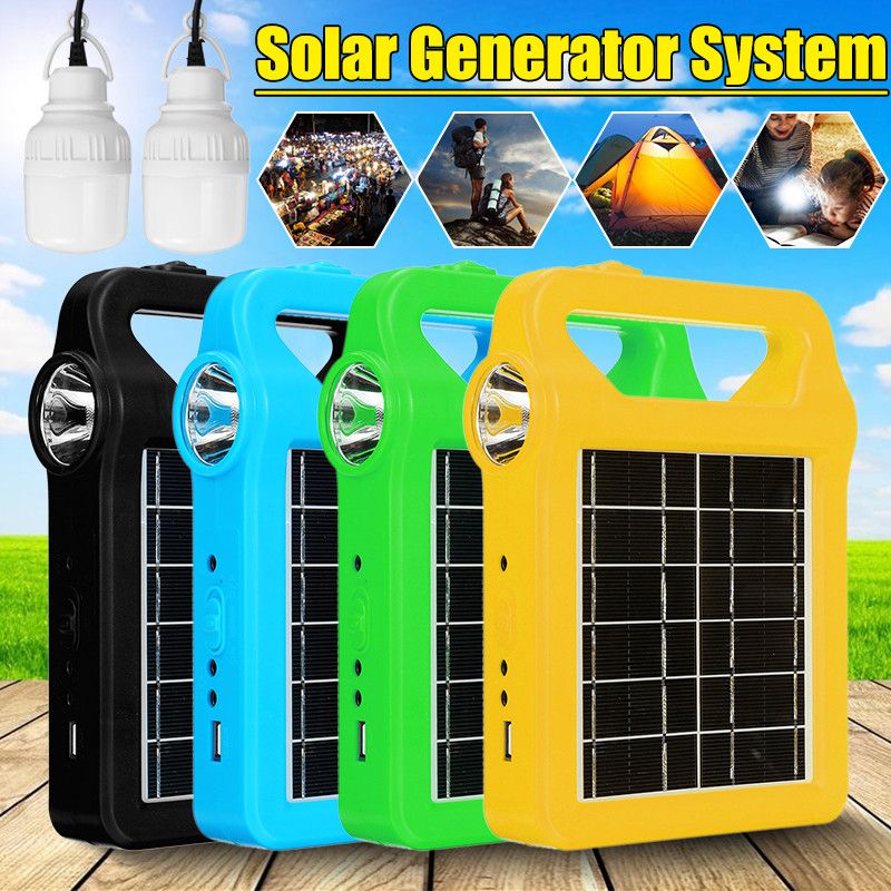 5-In-1-Solar-Generator-System-Portable-Emergency-Light-Camping-Lamp-with-2PCS-3W-LED-Bulb-1754338