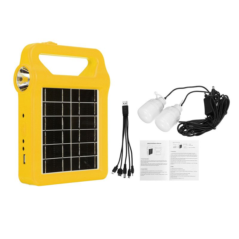 5-In-1-Solar-Generator-System-Portable-Emergency-Light-Camping-Lamp-with-2PCS-3W-LED-Bulb-1754338