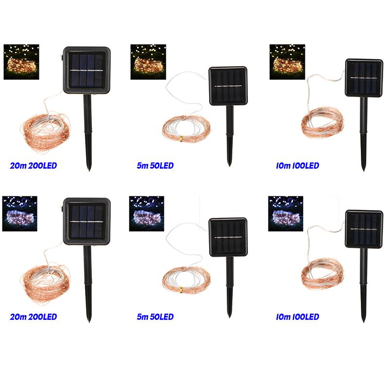 50100200LEDs-Solar-Copper-Wire-Lamp-Fairy-String-Lights-Waterproof-Outdoor-1722275