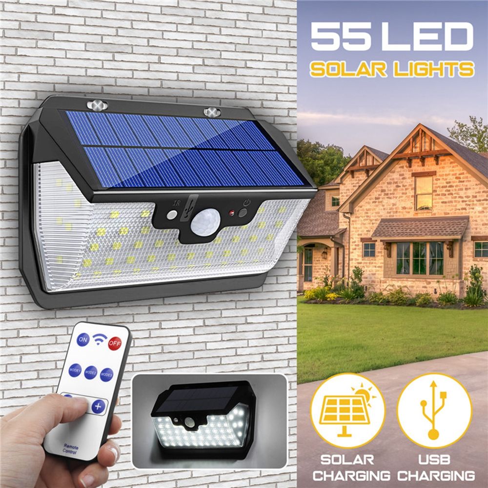 55-LED-Solar-Motion-Sensor-Light-3-Modes-Outdoor-Security-Wall-Lamp-USB-Charging-1431255