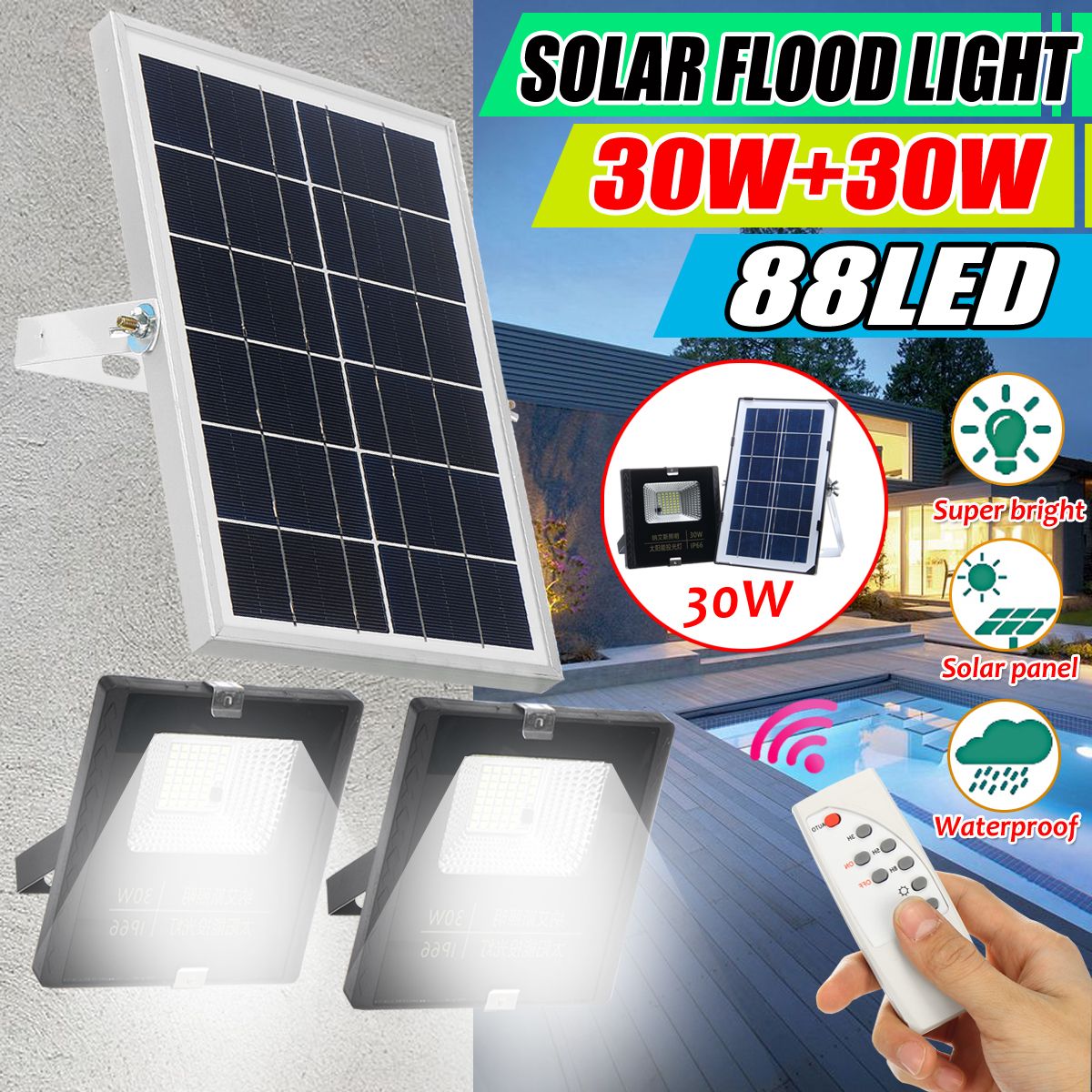 60W-88LED--Solar-Flood-wall-Light-Spotlight-Outdoor-Garden-Yard-Safety-Light-1680372