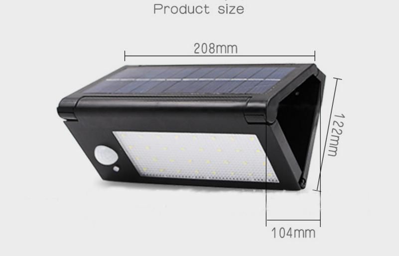 64W-32LED-Foldable-PIR-Motion-Sensor-IP65-Waterproof--Solar-Powered-Wall-Light-DC37V-1151519