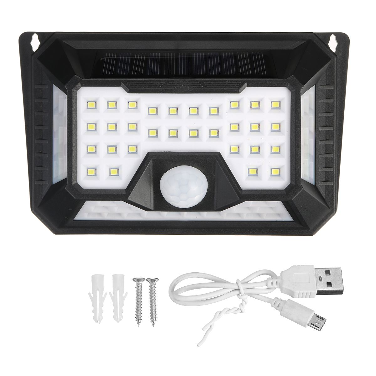 66-LED-Outdoor-Light-Solar-Powered-Motion-Sensor-Waterproof-Garden-Wall-Lamp-1698737