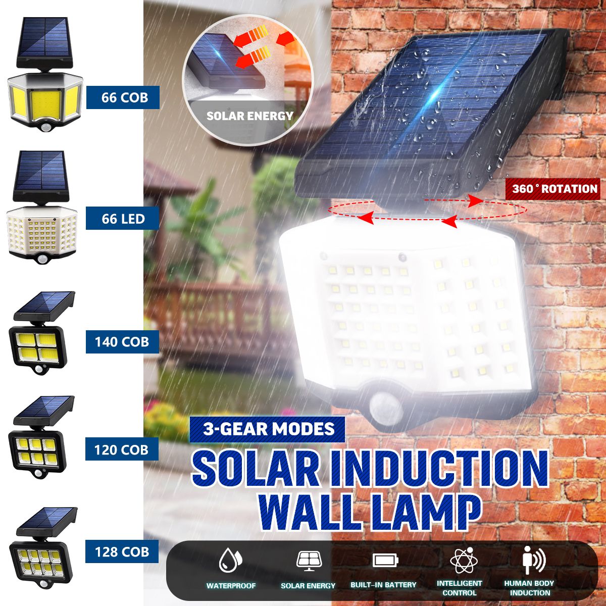 66LED66COB120COB128COB140COB-LED-Solar-Power-PIR-Motion-Sensor-Wall-Light-3-Modes-Outdoor-Waterproof-1769929
