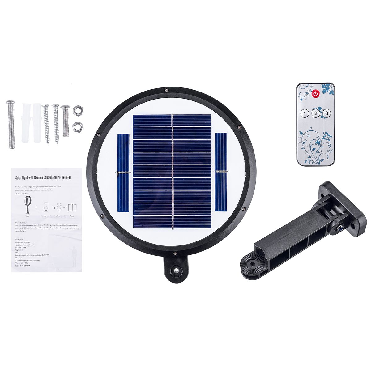 70-LED-Remote-Solar-Power-Wall-Light-PIR-Motion-Sensor-Outdoor-Solar-Lights-Garden-Yard-Lamp-1694145
