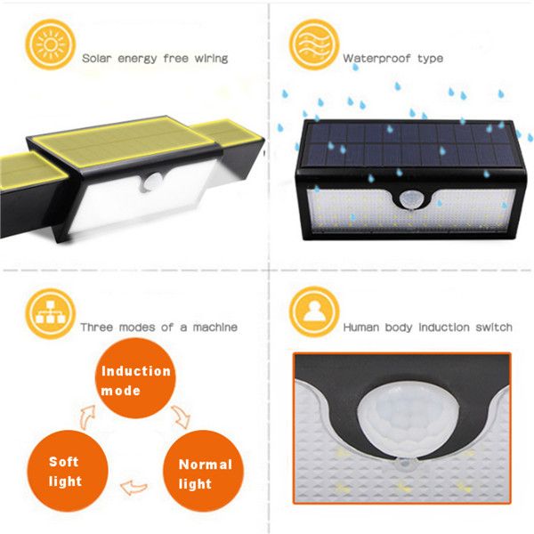 71-LED-Solar-Powered-Motion-Sensor-Wall-Light-Stretchable-Waterproof-Outdoor-Sercurity-Lamp-1264266