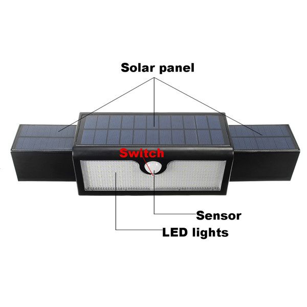 71-LED-Solar-Powered-Motion-Sensor-Wall-Light-Stretchable-Waterproof-Outdoor-Sercurity-Lamp-1264266