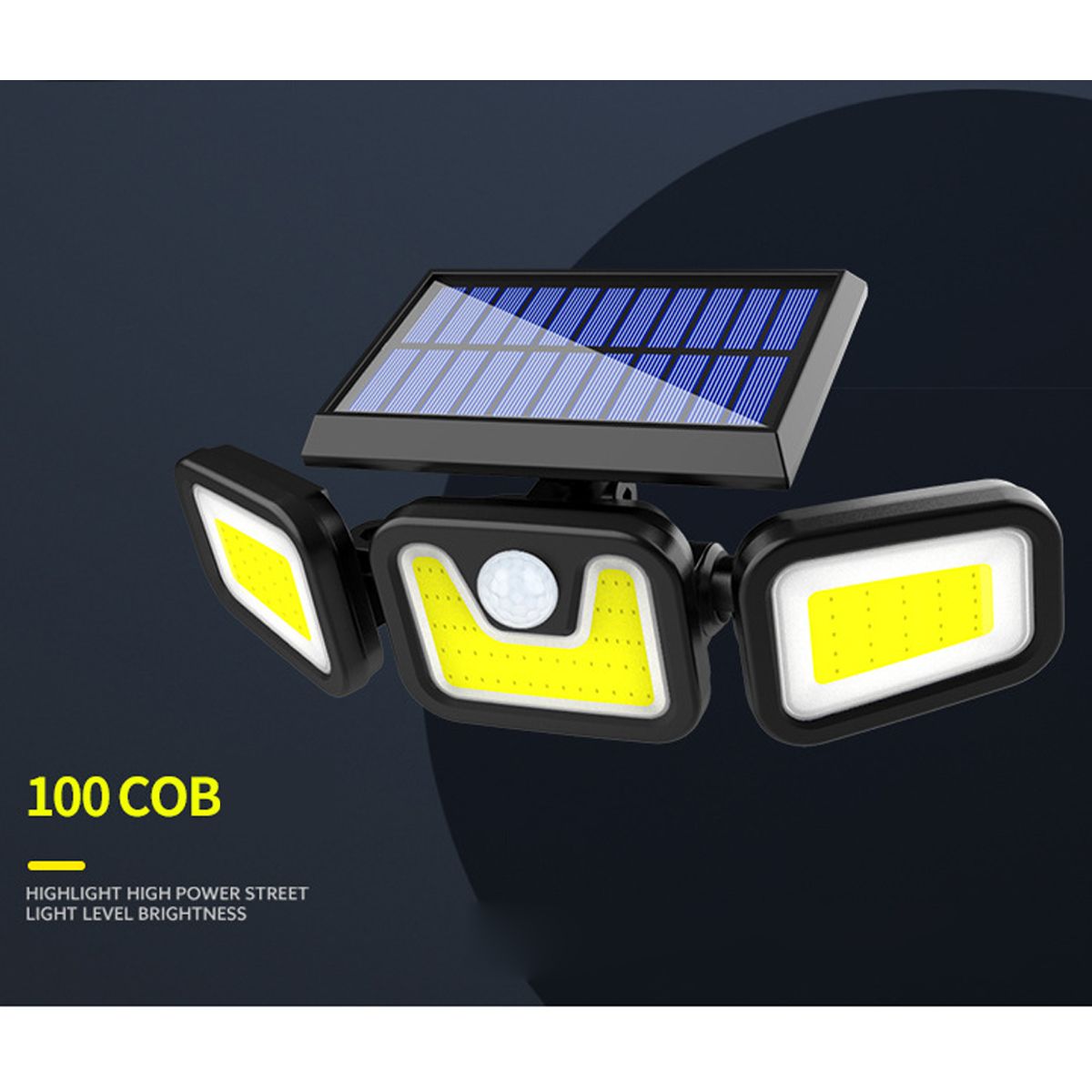 74LED100COB-Solar-Street-Wall-Light-PIR-Motion-Sensor-Waterproof-Garden-Spotlight-Lamp-1712557