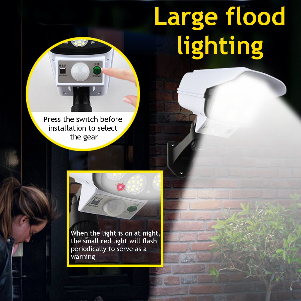 77-LED-Outdoor-Dummy-Artificial-Camera-Like-Solar-Motion-Sensor-Lights-Security-Wall-Lamp-Floodlight-1764529