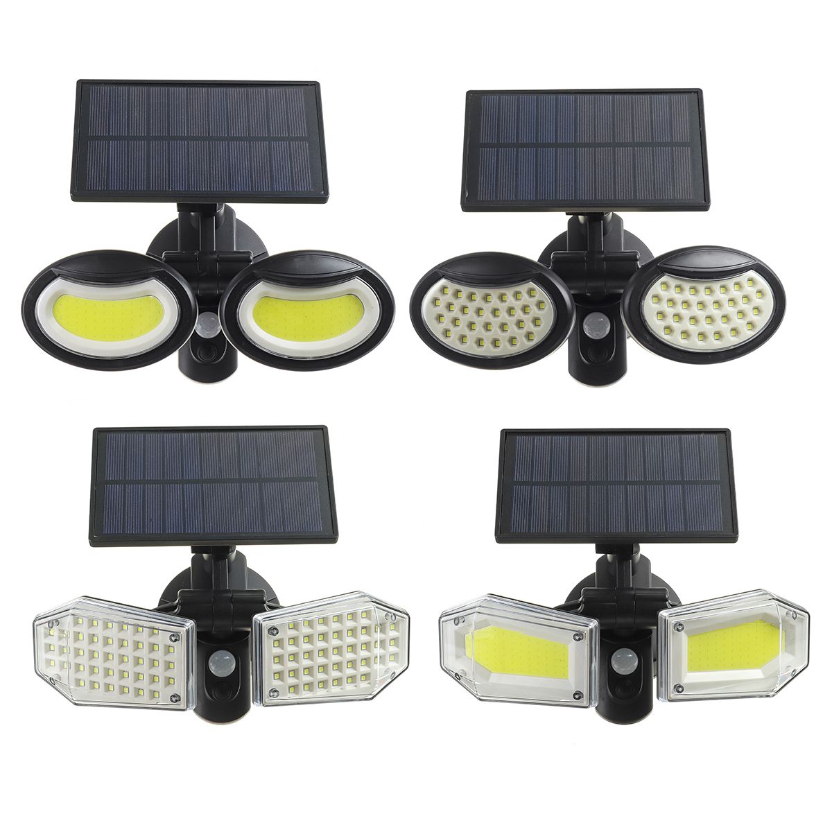 Double-Head-Motion-Sensor-LED-Solar-Light-Outdoor-Spotlight--Waterproof-Rotatable-Wall-Lamp-1678347