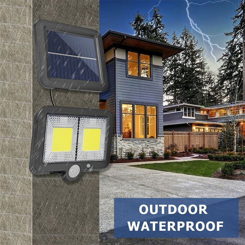 Solar-Power-COB-98108120LED-Wall-Light-PIR-Motion-Sensor-Outdoor-Garden-Lamp-1645855