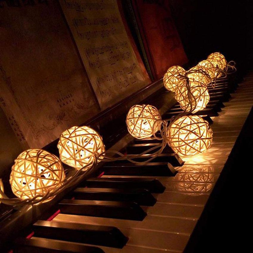 Solar-Powered-65M-30-LED-Rattan-Balls-Fairy-String-Lights-Warm-WhiteMulticolor-Christmas-Holiday-Out-1749752