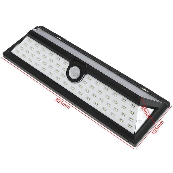 Solar-Powered-66-LED-Motion-Sensor-Wall-Light-Waterproof-Wide-Angle-Ourdoor-Garden-Security-Lamp-1213611