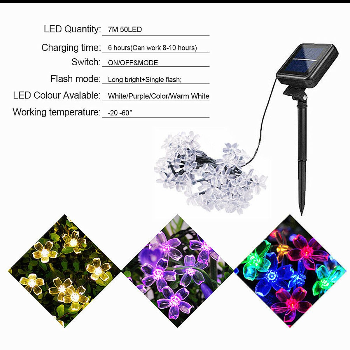 Solar-Powered-7M-LED-Sakura-Flower-String-Light-Long-Bright--Single-Mode7-Modes-Outdoor-Garden-Bloss-1633375