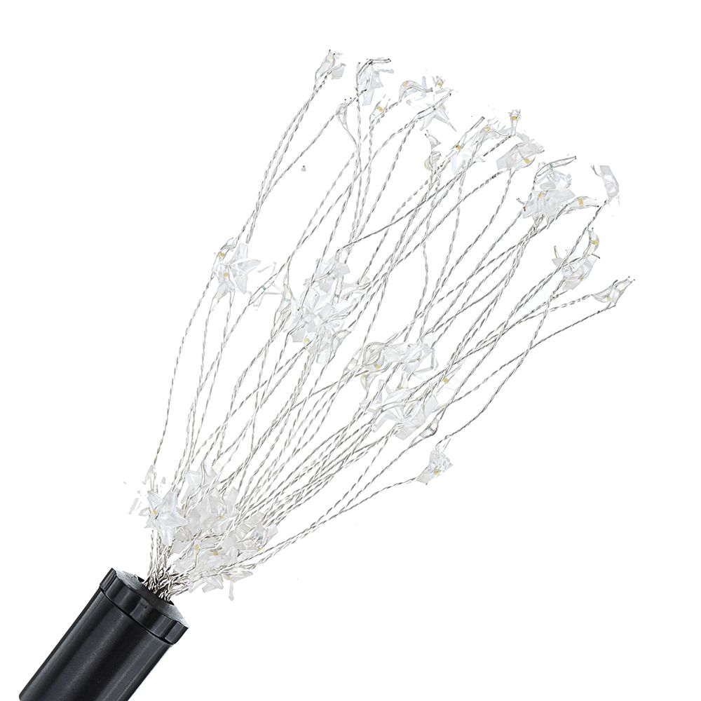 Solar-Powered-8-Modes-Warm-White-Sliver-Wire-Starburst-Firework-90LED-String-Light-for-Christmas-Wed-1532449