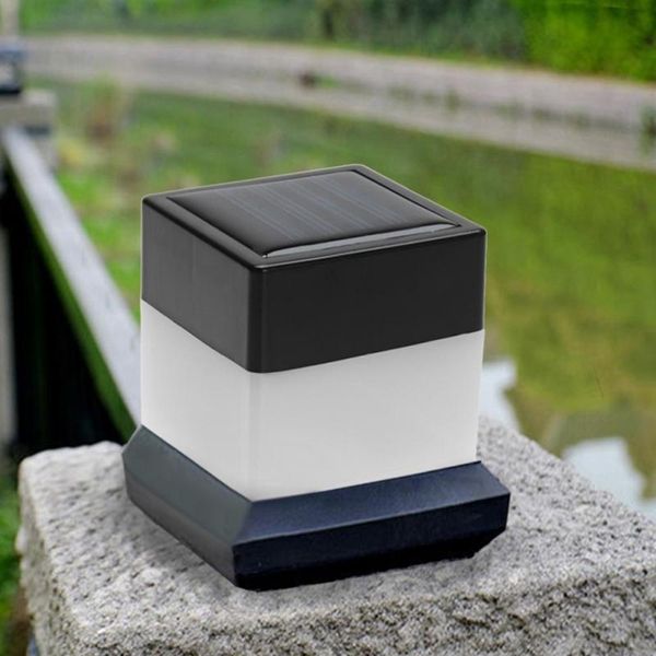 Solar-Powered-LED-Square-White-Light-For-Fence-Post-Pool-Garden-Outdoor-Decor-1214113