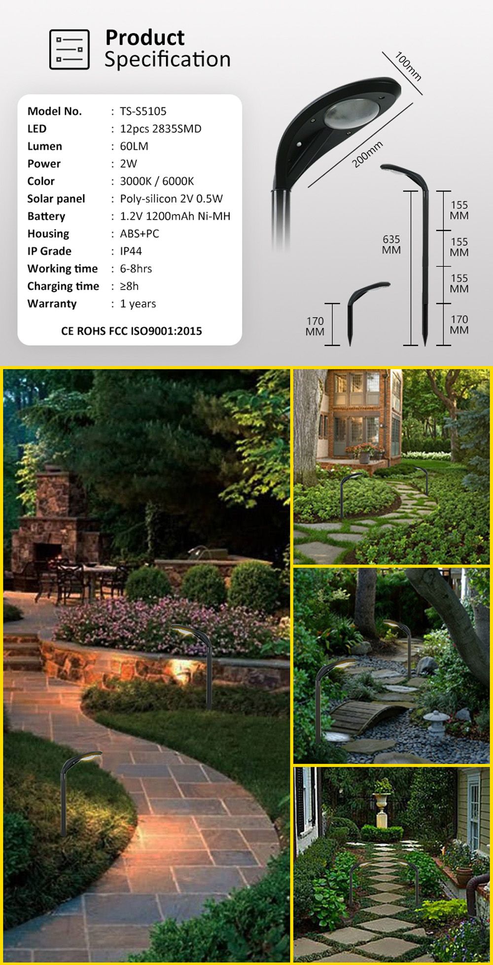 T-SUN-2Pcs-12LED-Solar-Light-3000K6000K-Adjustable-Solar-Spotlight-Solar-Power-Landscape-Wall-Light--1757124