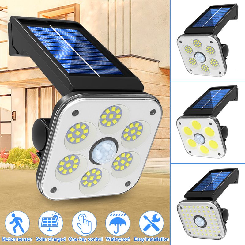 Waterproof-48LED54COB54LED-Solar-Motion-Sensor-Wall-Light-IP65-Outdoor-Garden-Yard-Street-Lamp-1770908